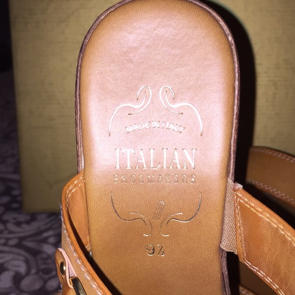 Italian shoemakers tan sandals - Picture 2 of 3